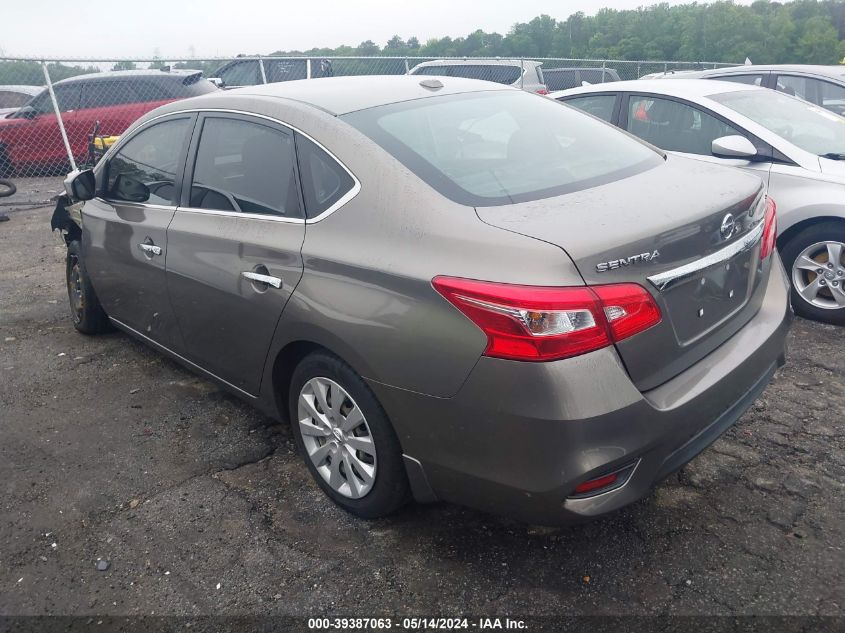 2016 Nissan Sentra Sv VIN: 3N1AB7AP1GL676363 Lot: 39387063