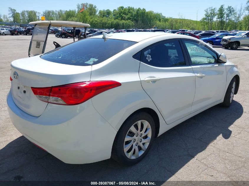 2013 Hyundai Elantra Gls VIN: 5NPDH4AE3DH190770 Lot: 39387067