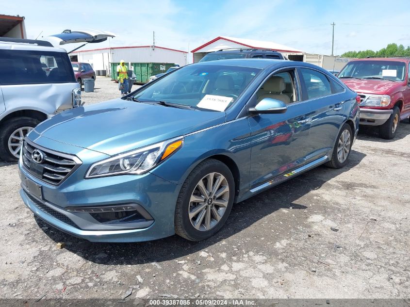 2017 Hyundai Sonata Limited VIN: 5NPE34AF8HH475398 Lot: 39387085