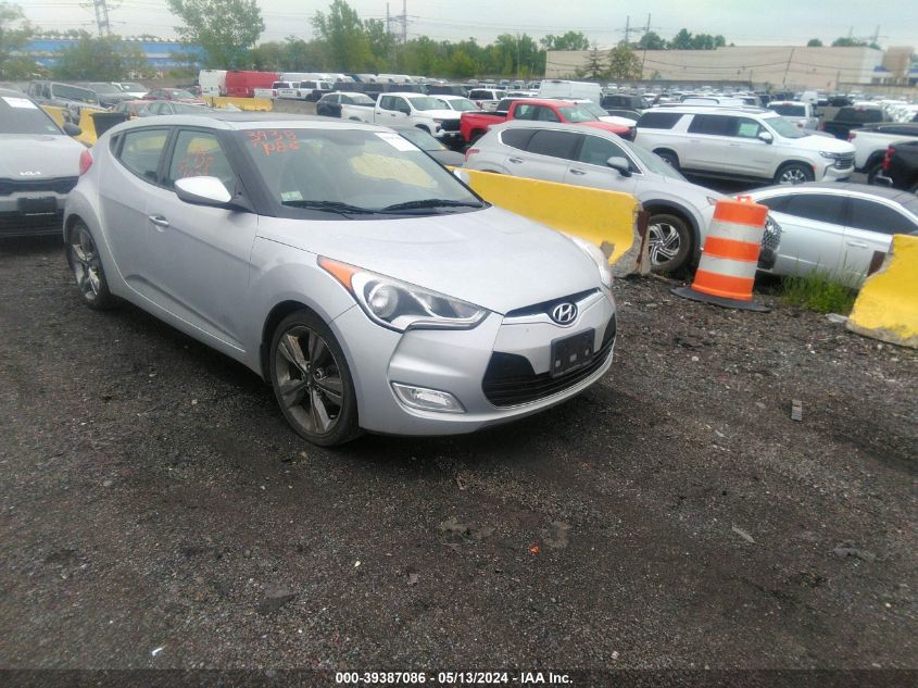 2016 Hyundai Veloster VIN: KMHTC6AD3GU282576 Lot: 39387086