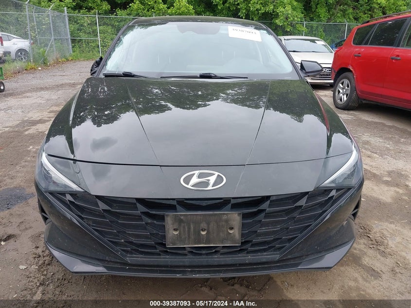 VIN 5NPLM4AG7MH000512 2021 HYUNDAI ELANTRA SEL