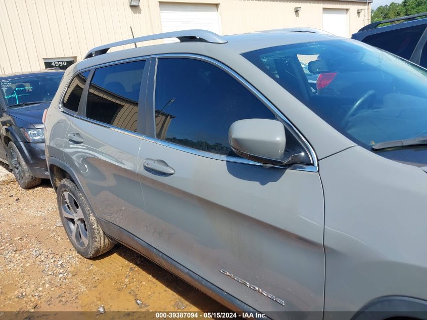 2019 Jeep Cherokee Limited Fwd VIN: 1C4PJLDB4KD427881 Lot: 39387094