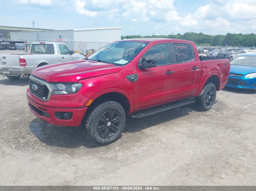 2020 Ford Ranger Xlt VIN: 1FTER4FH2LLA92845 Lot: 39387103