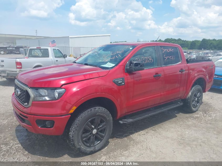 2020 Ford Ranger Xlt VIN: 1FTER4FH2LLA92845 Lot: 39387103