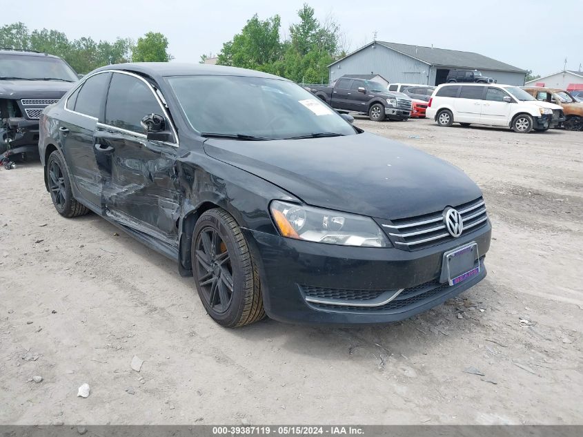 2013 Volkswagen Passat 2.5L Se VIN: 1VWBP7A32DC092607 Lot: 39387119