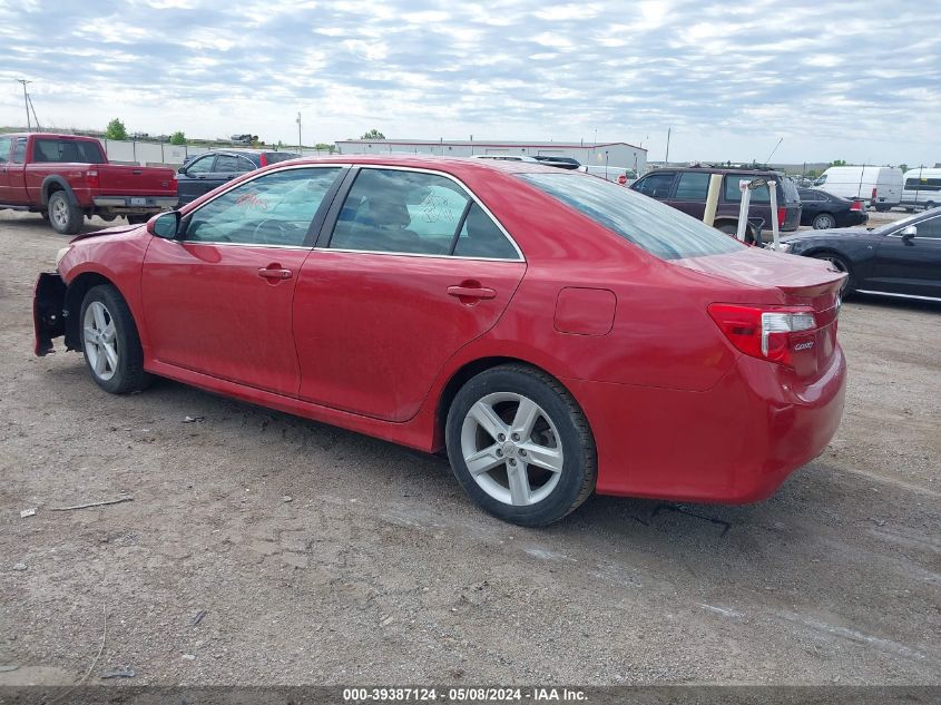 2012 Toyota Camry Se VIN: 4T1BF1FK6CU594124 Lot: 39387124