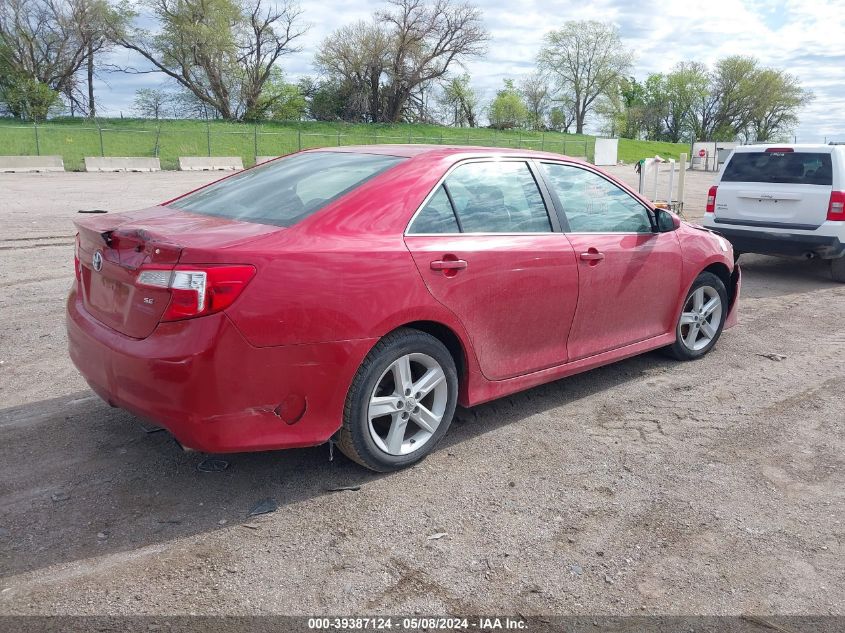 2012 Toyota Camry Se VIN: 4T1BF1FK6CU594124 Lot: 39387124