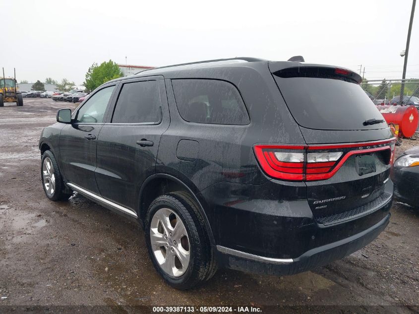 2015 Dodge Durango Limited VIN: 1C4RDJDG1FC850235 Lot: 39387133