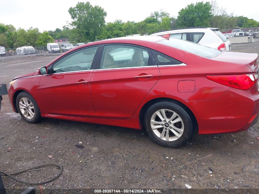 2014 Hyundai Sonata Gls VIN: 5NPEB4AC6EH930303 Lot: 39387144