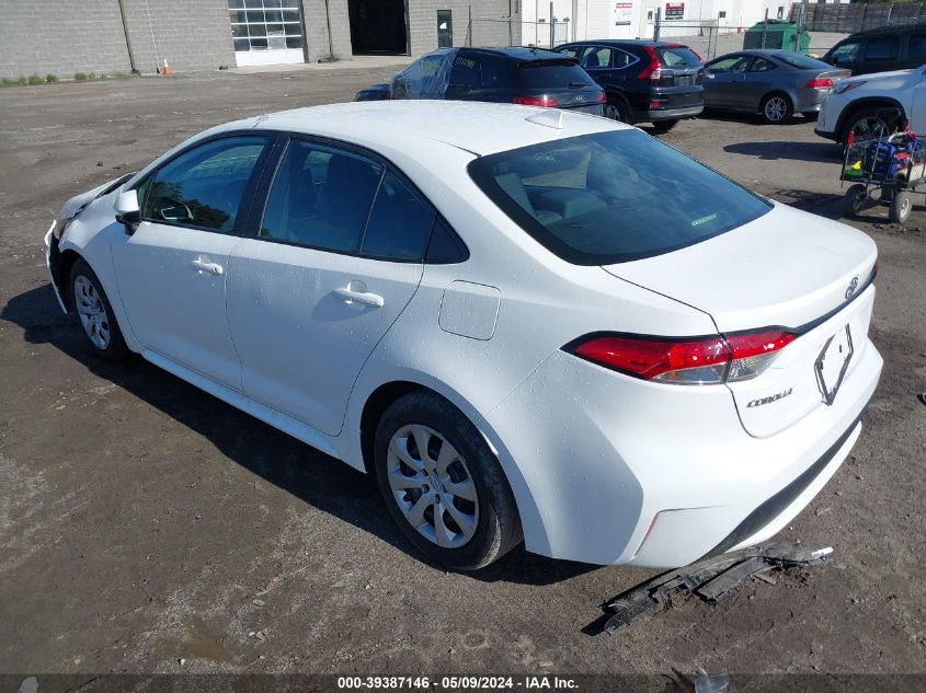 2021 Toyota Corolla Le VIN: 5YFEPMAEXMP248609 Lot: 39387146