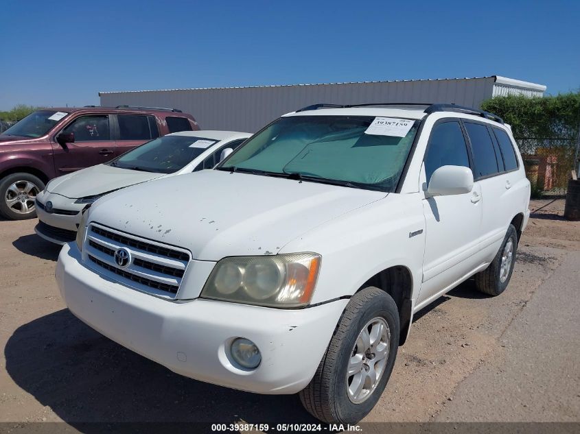 2003 Toyota Highlander Limited V6 VIN: JTEHF21A930152959 Lot: 39387159