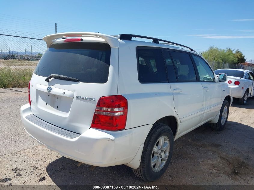 2003 Toyota Highlander Limited V6 VIN: JTEHF21A930152959 Lot: 39387159