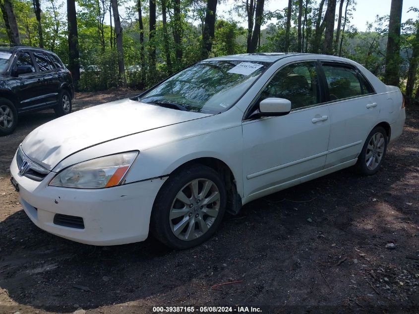 2007 Honda Accord 3.0 Ex VIN: 1HGCM665X7A093476 Lot: 39387165