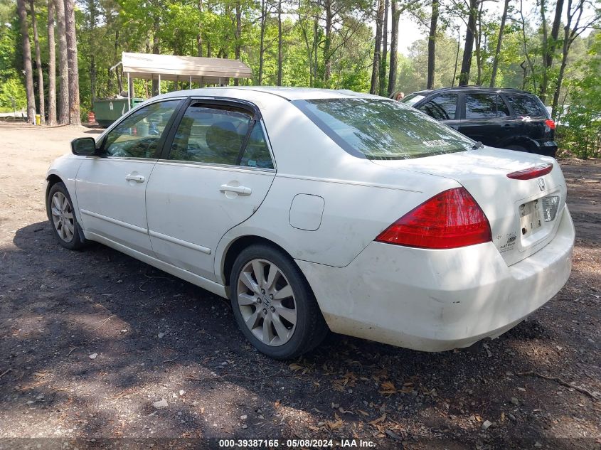 2007 Honda Accord 3.0 Ex VIN: 1HGCM665X7A093476 Lot: 39387165