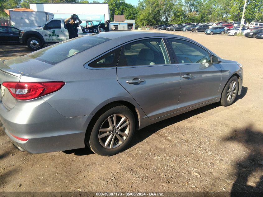 2015 Hyundai Sonata Se VIN: 5NPE24AF1FH129094 Lot: 39387173