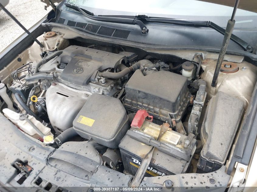 2012 Toyota Camry Le VIN: 4T1BF1FK3CU014375 Lot: 39387187