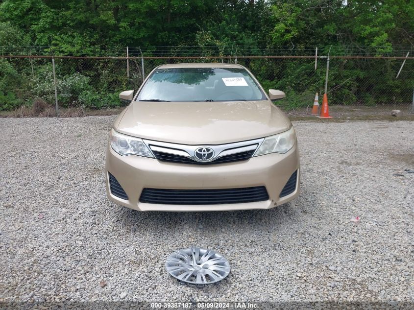 2012 Toyota Camry Le VIN: 4T1BF1FK3CU014375 Lot: 39387187