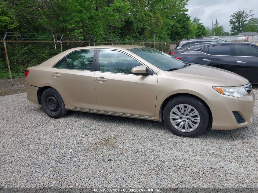 2012 Toyota Camry Le VIN: 4T1BF1FK3CU014375 Lot: 39387187