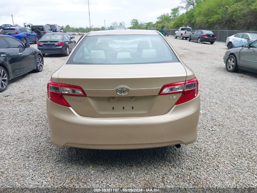 2012 Toyota Camry Le VIN: 4T1BF1FK3CU014375 Lot: 39387187