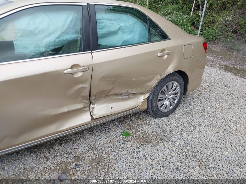 2012 Toyota Camry Le VIN: 4T1BF1FK3CU014375 Lot: 39387187