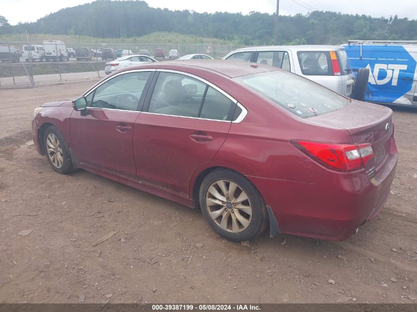 2015 Subaru Legacy 2.5I Premium VIN: 4S3BNBF65F3045301 Lot: 39387199