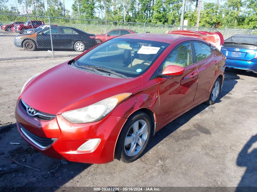 2013 Hyundai Elantra Gls VIN: KMHDH4AE4DU633154 Lot: 39387200