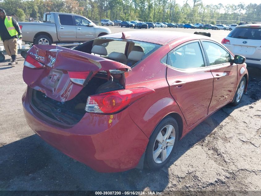 2013 Hyundai Elantra Gls VIN: KMHDH4AE4DU633154 Lot: 39387200