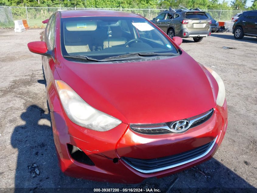 2013 Hyundai Elantra Gls VIN: KMHDH4AE4DU633154 Lot: 39387200