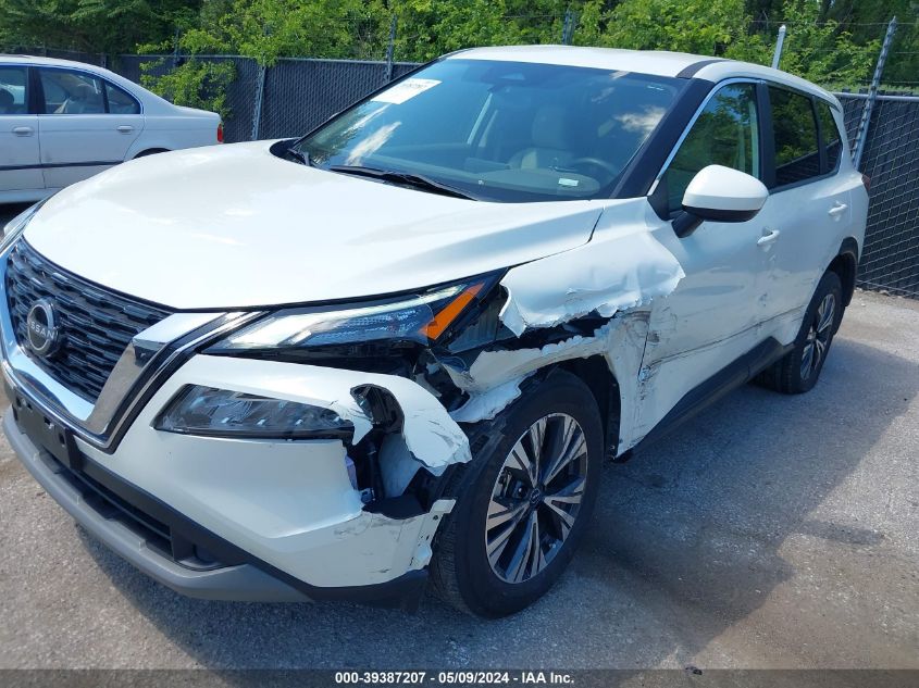 2023 Nissan Rogue Sv Intelligent Awd VIN: JN8BT3BB3PW474665 Lot: 39387207