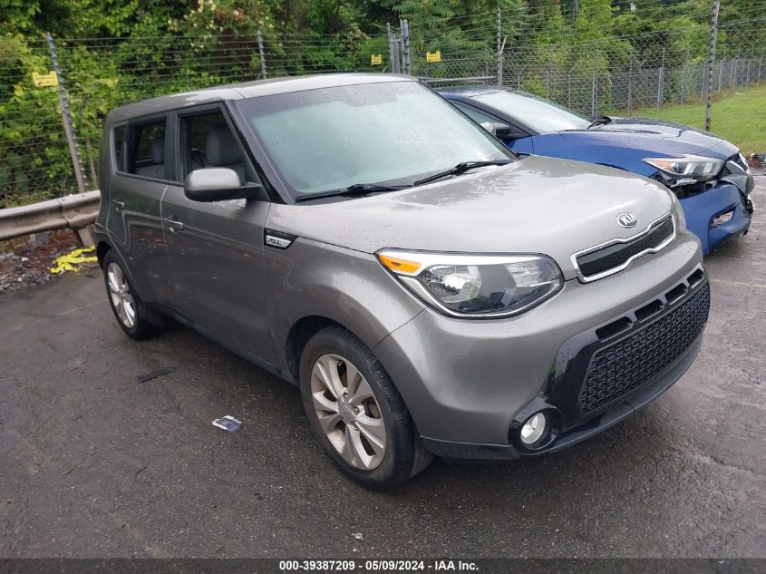 2016 Kia Soul + VIN: KNDJP3A55G7366307 Lot: 39387209