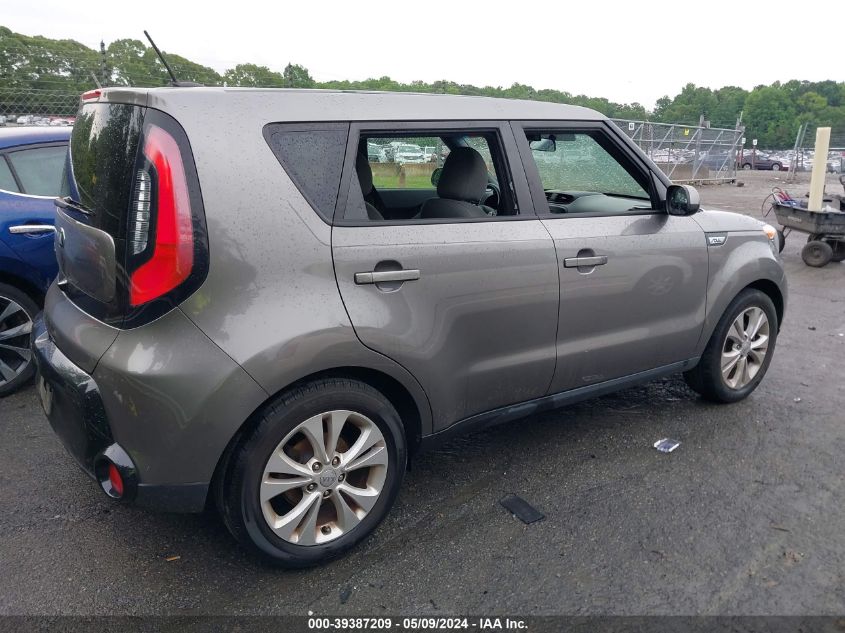 2016 Kia Soul + VIN: KNDJP3A55G7366307 Lot: 39387209