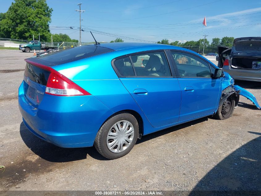 2010 Honda Insight Lx VIN: JHMZE2H51AS003269 Lot: 39387211