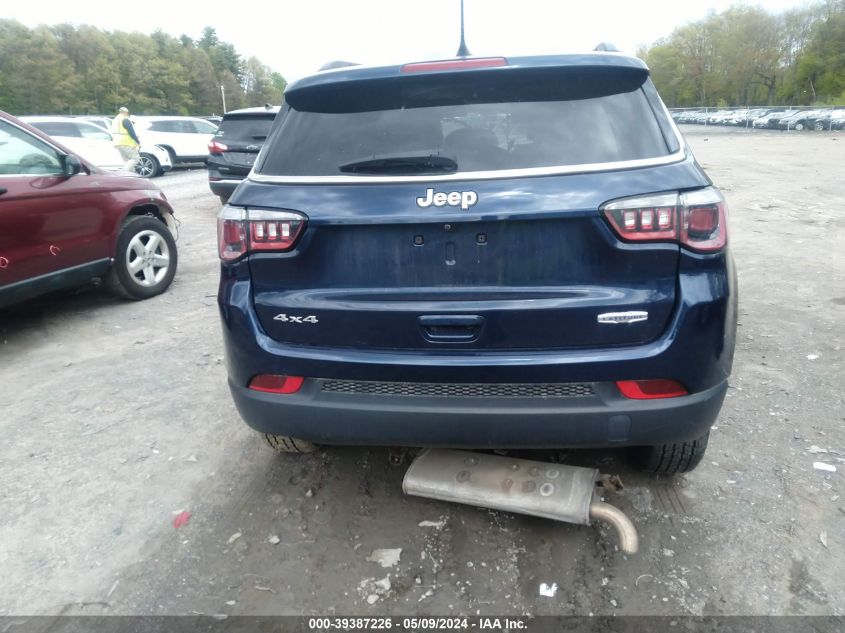 2018 Jeep Compass Latitude 4X4 VIN: 3C4NJDBB2JT239532 Lot: 39387226