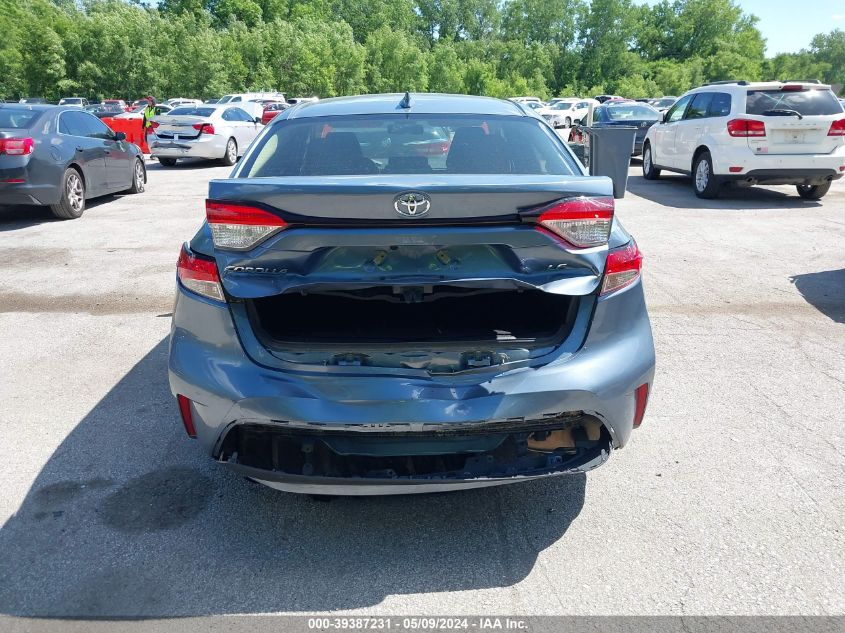 2022 Toyota Corolla Le VIN: JTDEPMAE3N3016735 Lot: 39387231