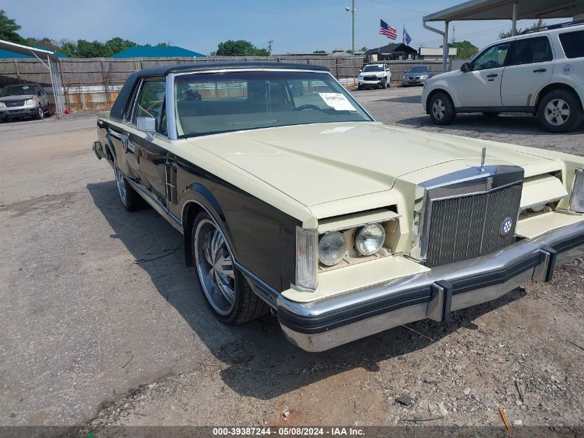 LINCOLN MARK VI 1983. Lot# 39387244. VIN 1MRBP98F7DY666942. Photo 1
