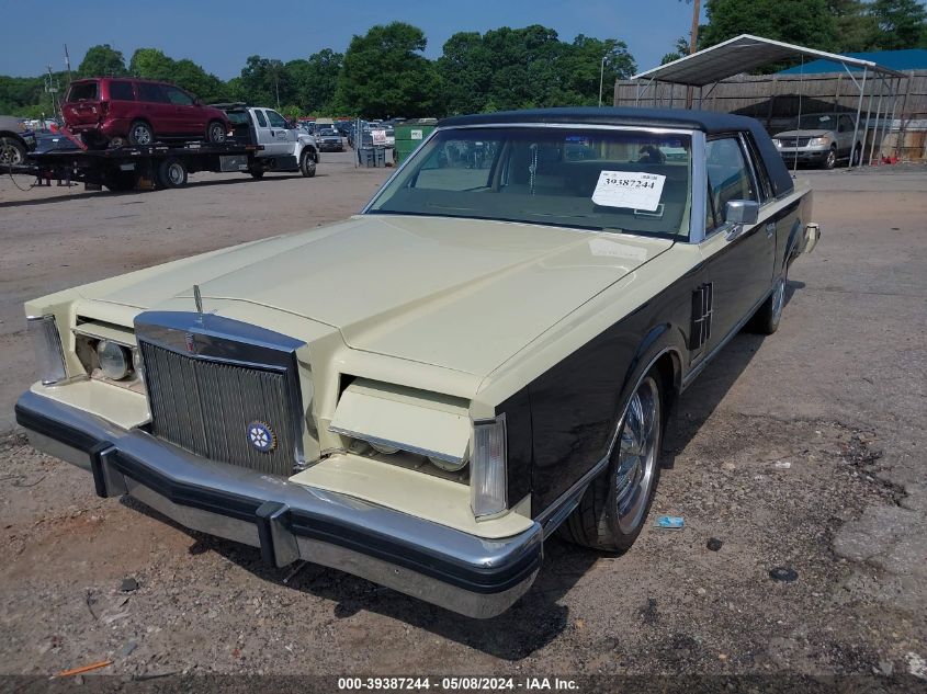 1983 Lincoln Mark Vi VIN: 1MRBP98F7DY666942 Lot: 39387244