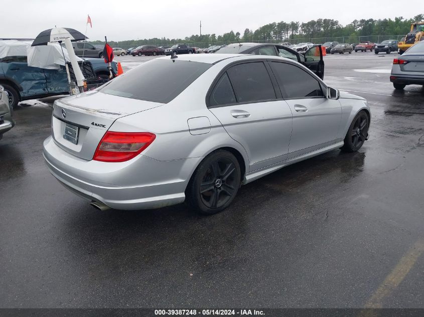 2010 Mercedes-Benz C 300 Luxury 4Matic/Sport 4Matic VIN: WDDGF8BB9AR108033 Lot: 39387248