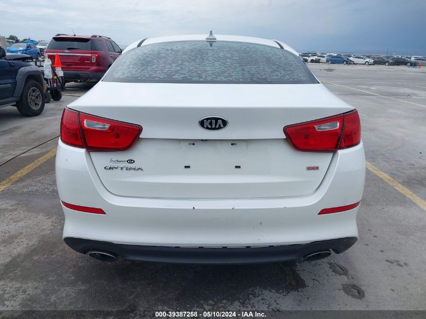2015 Kia Optima Lx VIN: KNAGM4A72F5550492 Lot: 39387258