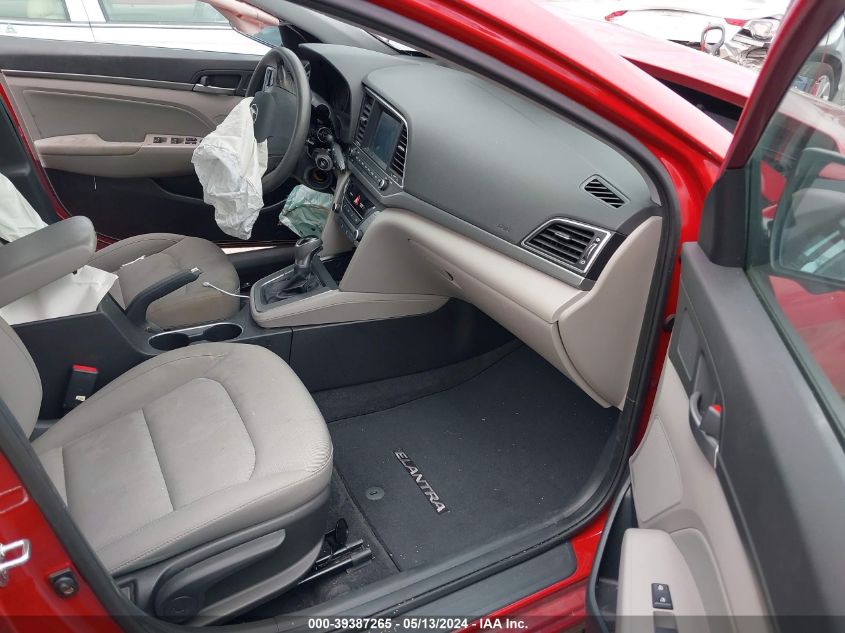 VIN KMHD84LF2JU471980 2018 HYUNDAI ELANTRA SEL