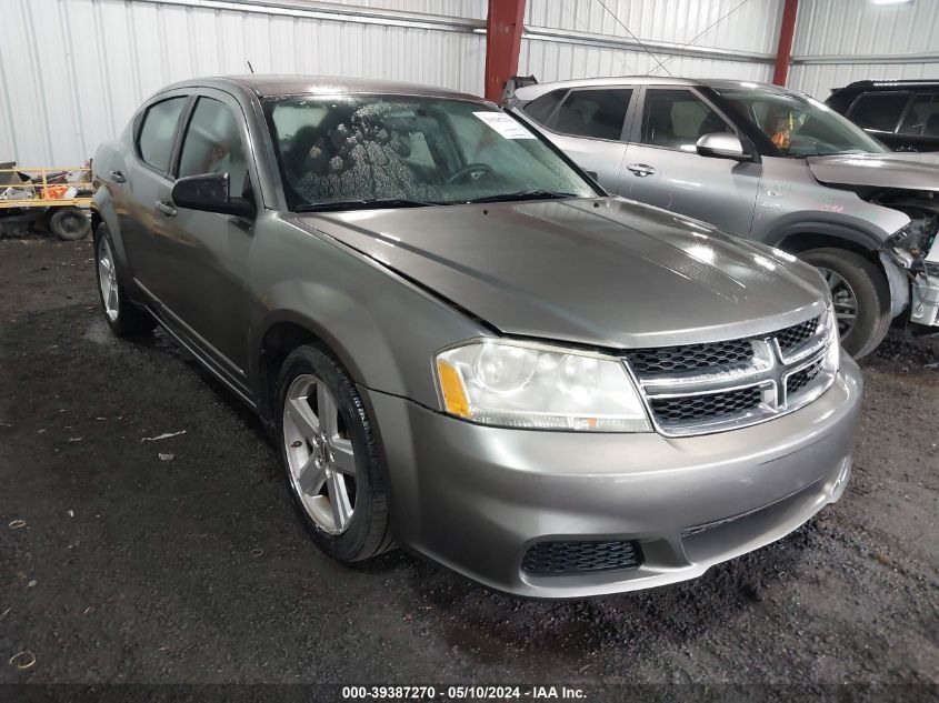 2013 Dodge Avenger Se VIN: 1C3CDZAB9DN713188 Lot: 39387270