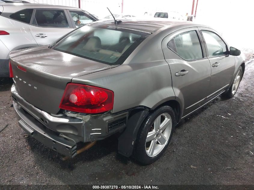 2013 Dodge Avenger Se VIN: 1C3CDZAB9DN713188 Lot: 39387270