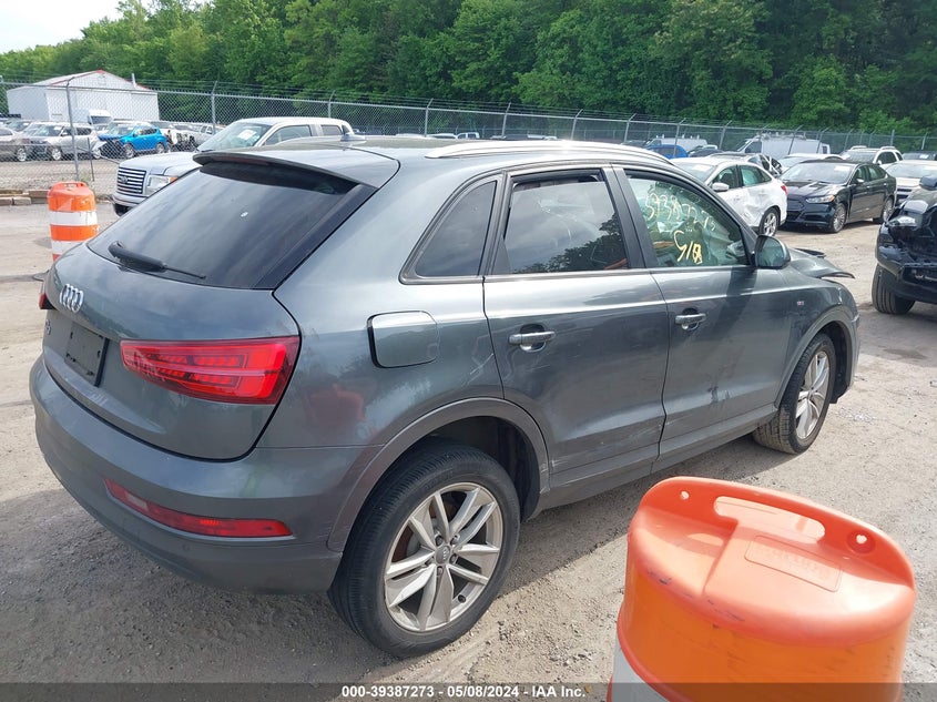 2018 Audi Q3 VIN: WA1BCCFS0JR006687 Lot: 39387273