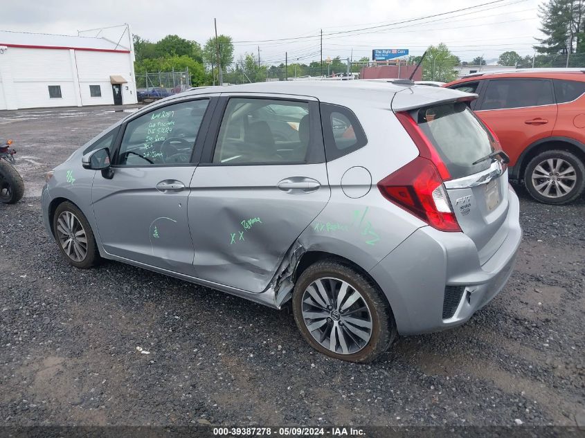 2017 Honda Fit Ex-L VIN: JHMGK5H95HS008649 Lot: 39387278