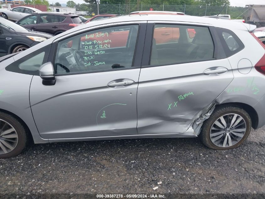 2017 Honda Fit Ex-L VIN: JHMGK5H95HS008649 Lot: 39387278