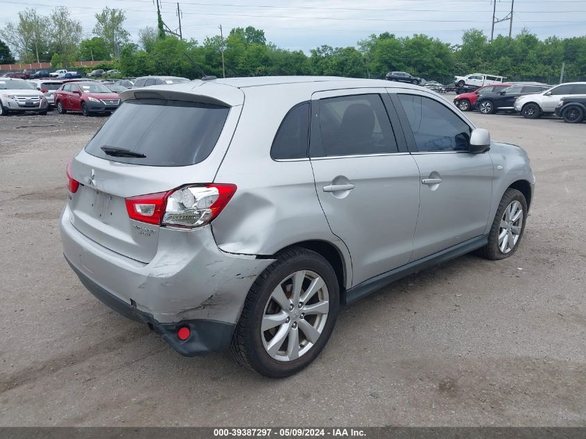 2014 Mitsubishi Outlander Sport Se VIN: 4A4AR4AU6EE007590 Lot: 39387297