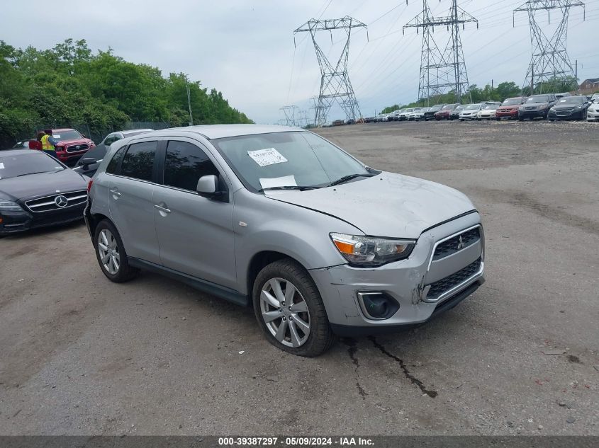 2014 Mitsubishi Outlander Sport Se VIN: 4A4AR4AU6EE007590 Lot: 39387297