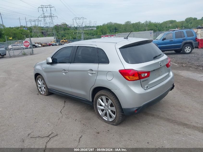 2014 Mitsubishi Outlander Sport Se VIN: 4A4AR4AU6EE007590 Lot: 39387297