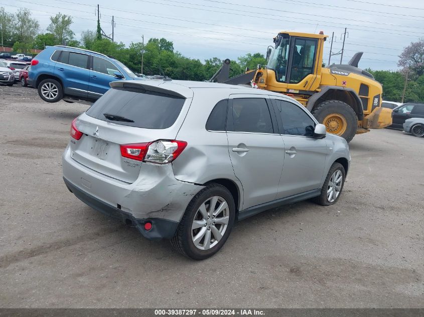 2014 Mitsubishi Outlander Sport Se VIN: 4A4AR4AU6EE007590 Lot: 39387297