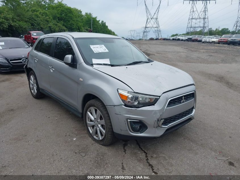 2014 Mitsubishi Outlander Sport Se VIN: 4A4AR4AU6EE007590 Lot: 39387297