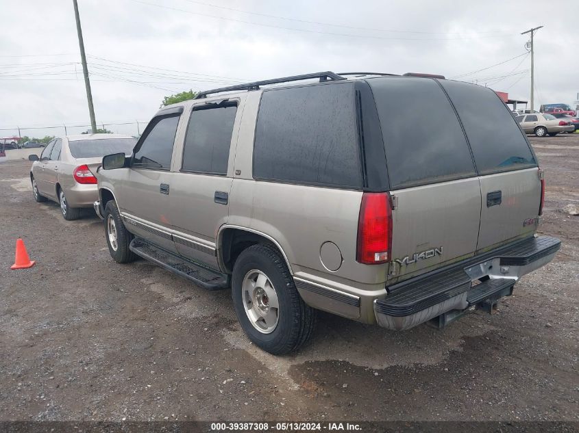 1999 GMC Yukon VIN: 1GKEK13R8XJ7 Lot: 39387308